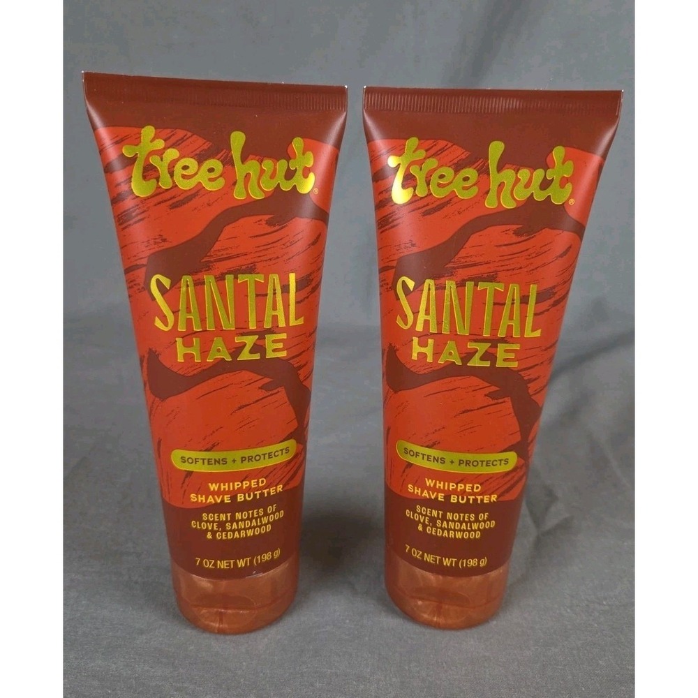 2 Tree Hut Whipped‎ Shave Butter Santal Haze 7oz New Sealed